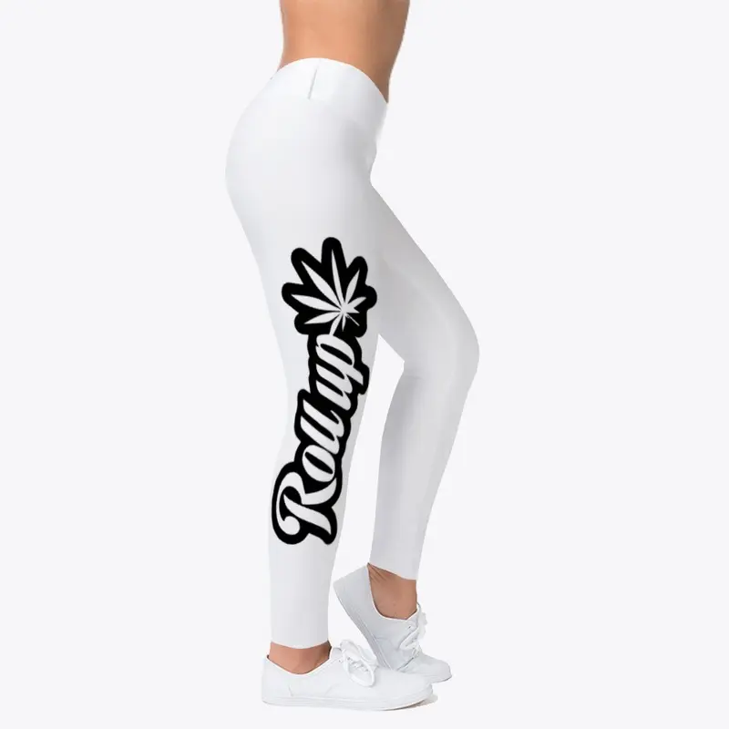 "Roll Up D'spliff" Athletic Leggings